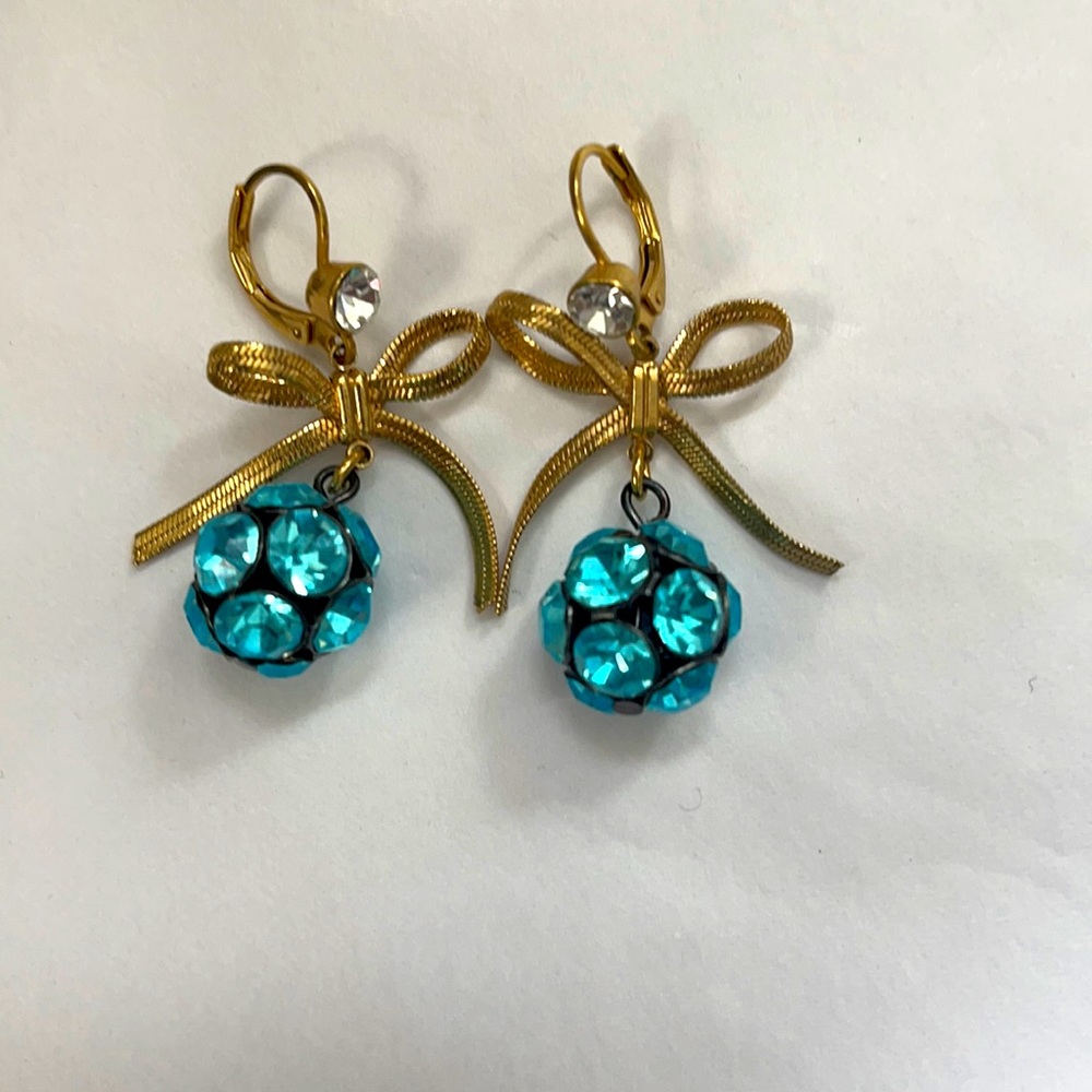Betsey Johnson Bow Earrings